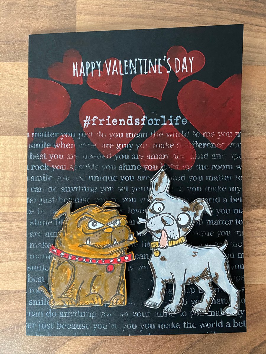 Valentine Crazy Dogs You Matter to Me Card
