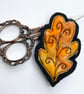 Embroidered oak leaf brooch pin of badge.  - Image 3