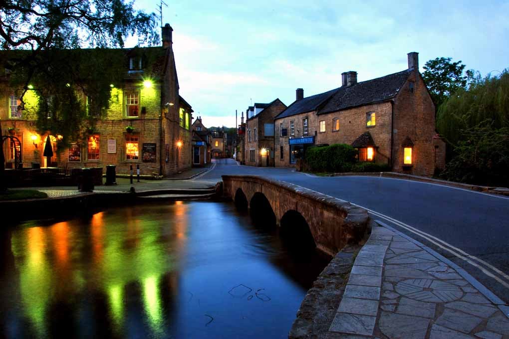 Old Manse Hotel Bourton On The Water Cotswolds Photograph Print