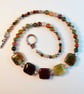 Fancy Jasper Necklace - Earth And Forest - Handmade In Devon - Image 1