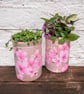 Cherry blossom Handmade Recycled Eco-Friendly Indoor Kitchen Herb Gift Set - Image 4