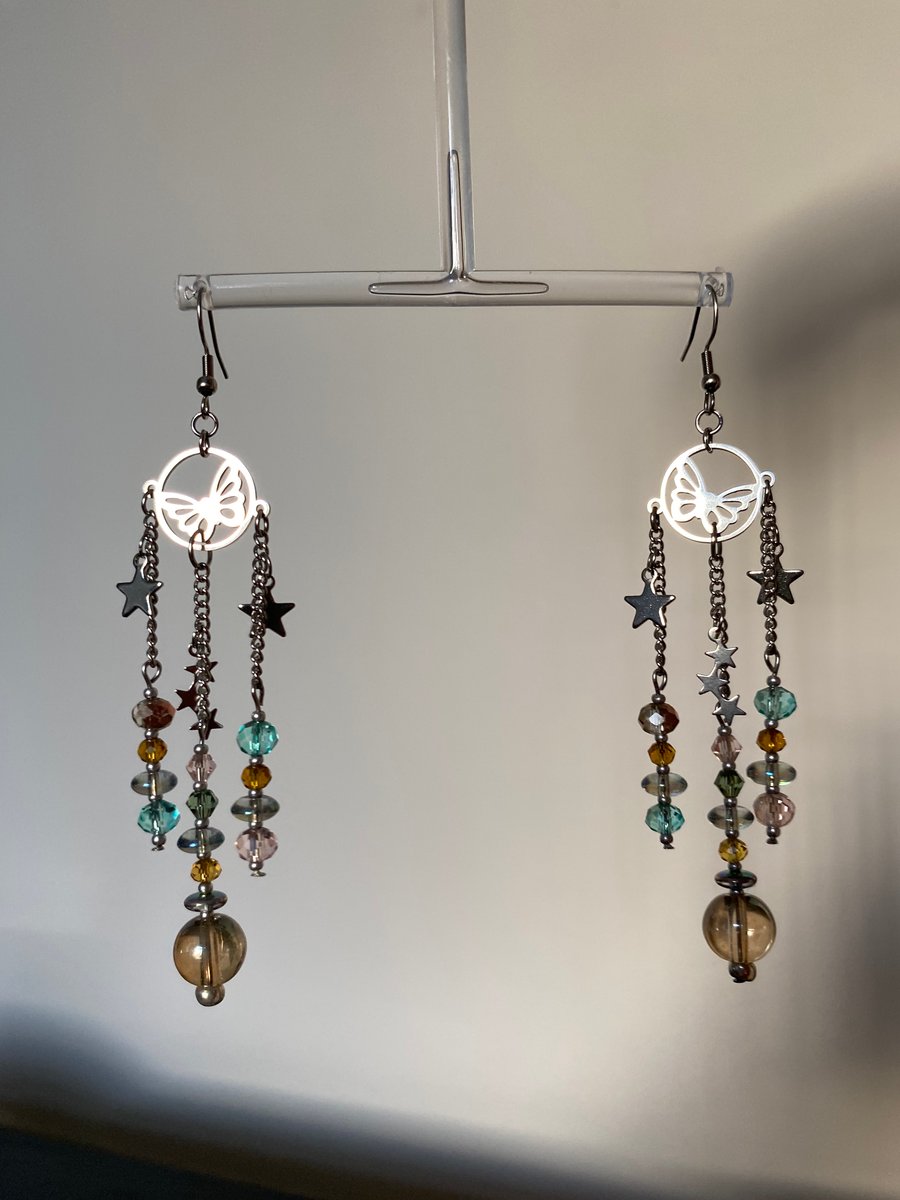 Karina - Butterfly Fairy Earrings 