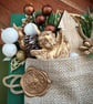 3D winter forest Christmas card hessian goodie bag keepsake woodland diorama art - Image 2