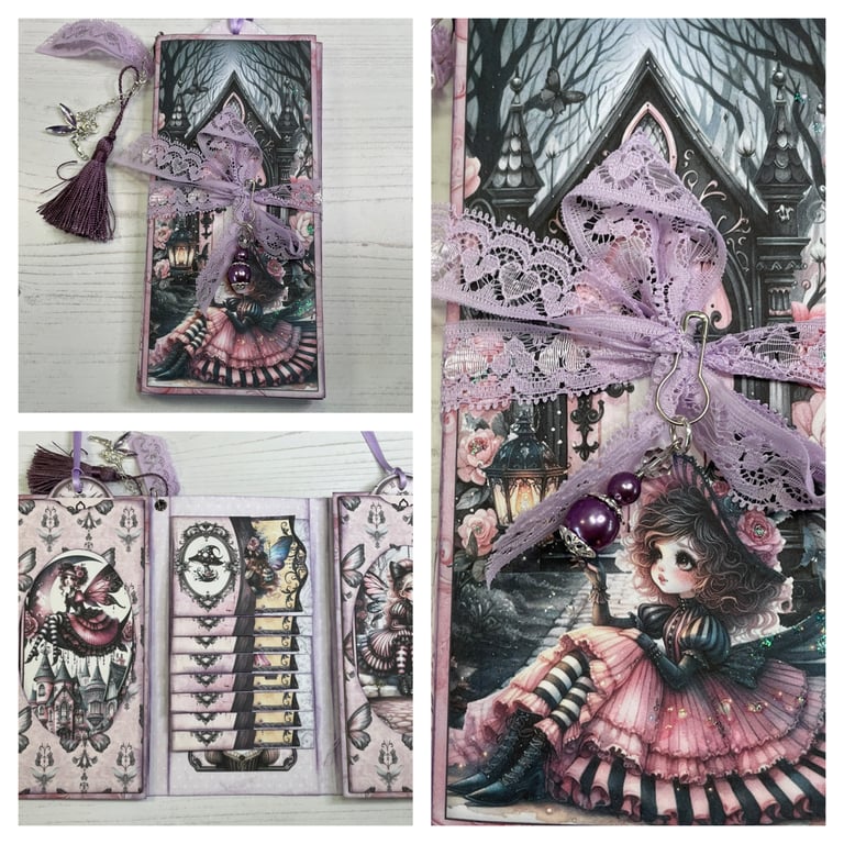 Folio - Gothic Fairies Folding Folio by Carolee Crafts  PB9 - 0004