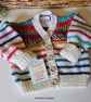  Designer Pure Merino Wool  Baby Cardigan 3-6 months size - Image 4