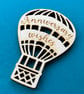 Blank card with detachable wooden 'Anniversary wishes' balloon decoration - Image 6