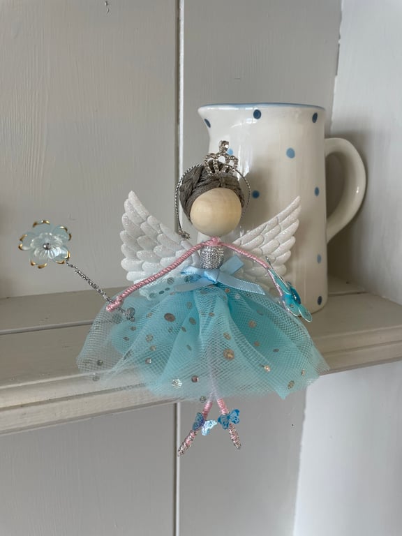 Fairy Beautiful handmade fairy collectable art doll , nursery decoration