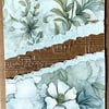 Botanical Green Greeting Card – Just for You or Blank – Nature-Inspired Handmade