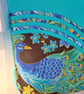 Turquoise green handbag,Peacock  - Image 4