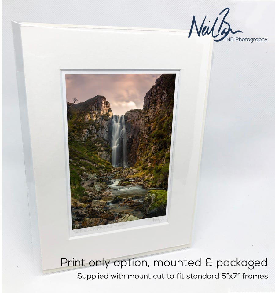 The Wailing Widow Falls, Assynt, Scotland - A6 (5"x 7") Unframed Print
