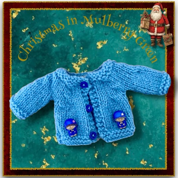 Reserved for Susan - Cornflower Blue Cardigan 