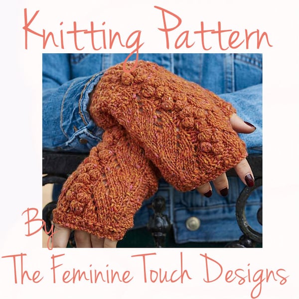 Gingerbread gloves knitting pattern