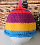 Baby Girl's Pure Cotton Beanie Hat & Booties Set 3-9 months size  - Image 5