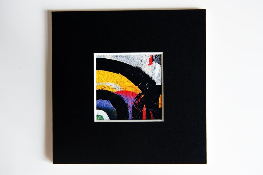 Detail of graffiti, Barcelona.4" x 4" (inches)mount, print size 2" x 2"