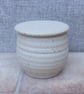 French butter dish crock keeper hand thrown stoneware handmade pottery ceramic - Image 4