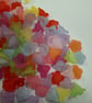 150 x Acrylic Mixed Colour Flower Beads 13 x 15mm