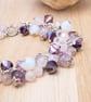 Gemstone Charm bracelet - Rose quartz, opalite, fluorite, butterflies - Image 2