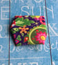 Wide cuff bracelet in retro design fabric - Image 5