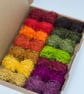 Small Autumn Shades Mohair Boucle Loop Wool Yarn Selection Pack for Wet Felting - Image 5