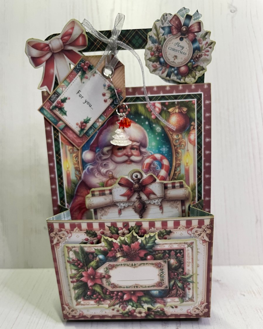 Holiday - Christmas Pocket Bag - Vintage by Carolee Crafts PB6 - 0004