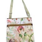 Crossbody travel bag perfect for passports and travel documents - Watercolour