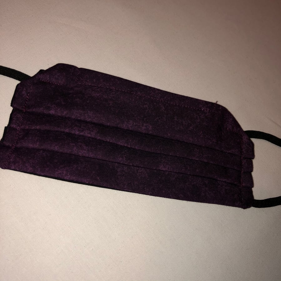 Reuseable, Washable Face Mask - plum - kids