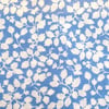 Liberty Fabric 10" Square : GLENJADE Pale Blue Leaves