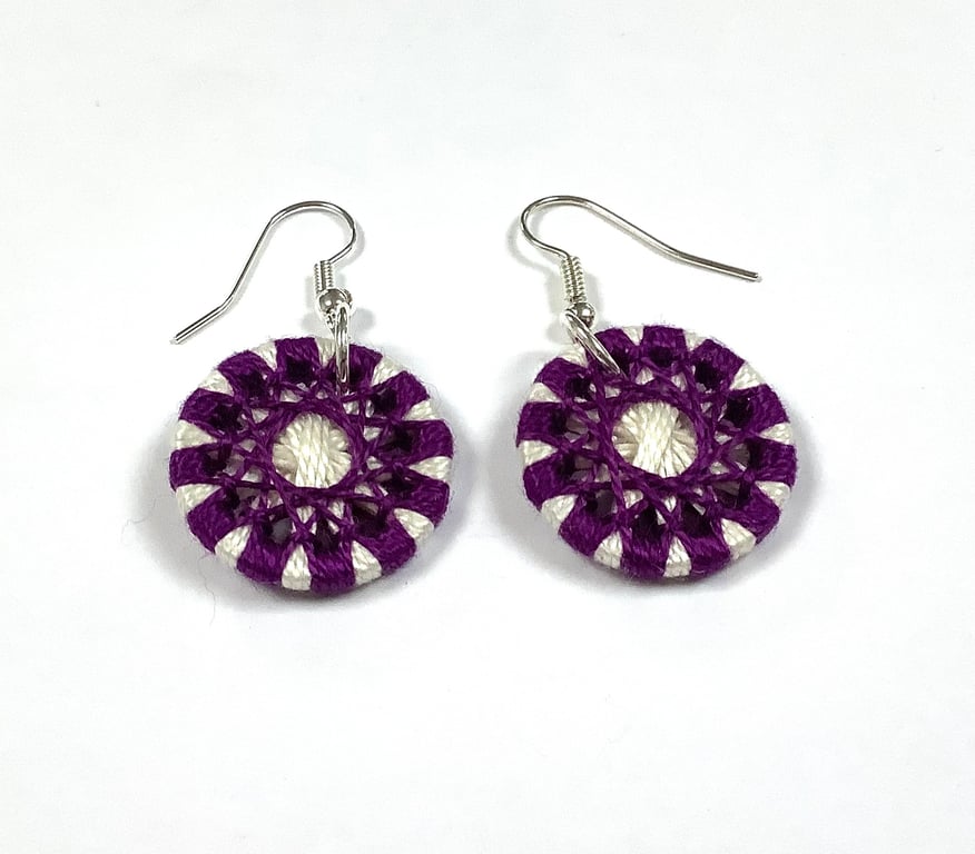 Textile Earrings