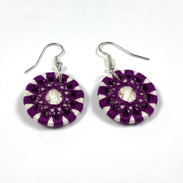 Textile Earrings