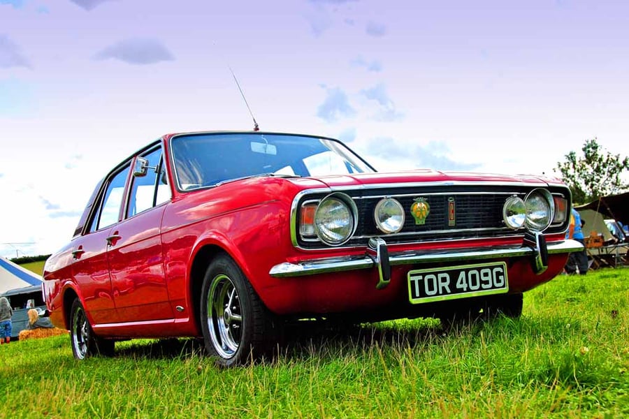 Ford Cortina MK 2 Car Photograph Print