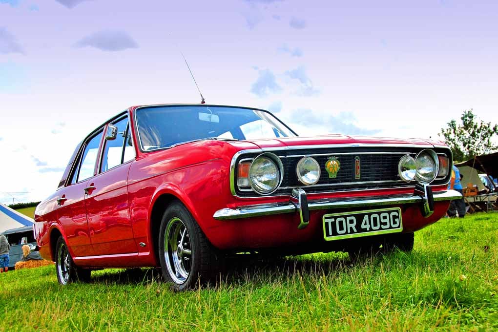 Ford Cortina MK 2 Car Photograph Print