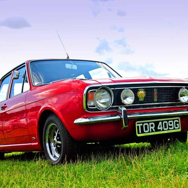 Ford Cortina MK 2 Car Photograph Print