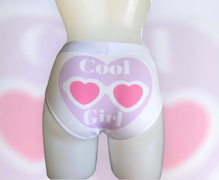 Woman’s, Girls Underwear, Cool Girl. Christmas Gift For Her
