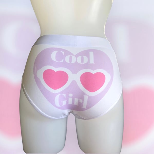 Woman’s, Girls Underwear, Cool Girl. Christmas Gift For Her