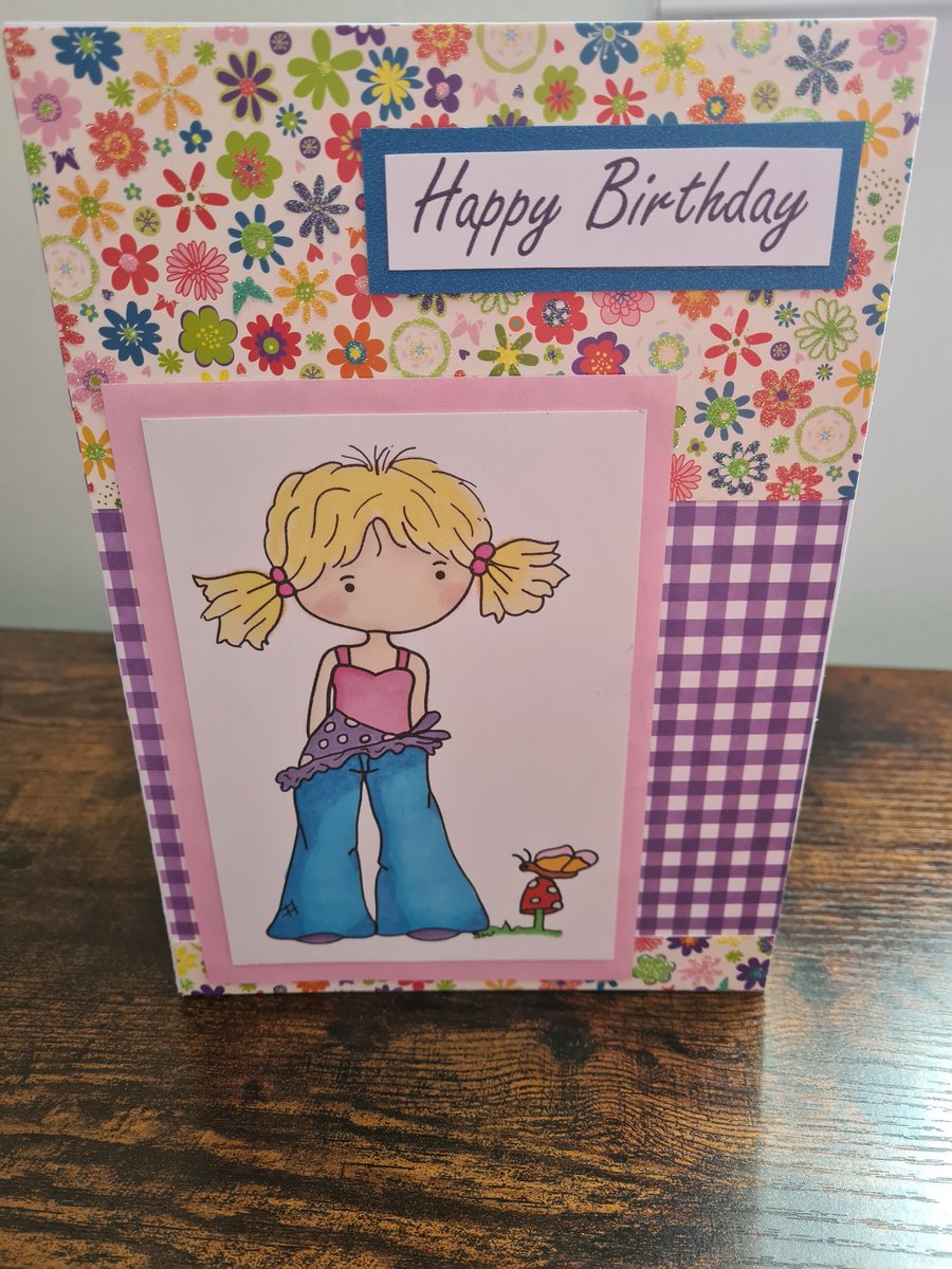 Happy Birthday Card, Girls Birthday Card, Female Birthday