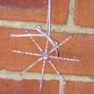 Hanging Purple Beaded Star Suncatcher