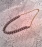 Dusky Lilac Glass Bead Criss Cross Necklace, Lilac Necklace, Gift for Her - Image 9