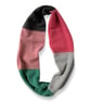Colourblock Infinity Scarf - Jade Rose Grey