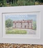 Steventon Rectory - Birthplace of Jane Austen 1775 - Hand signed Giclee Print