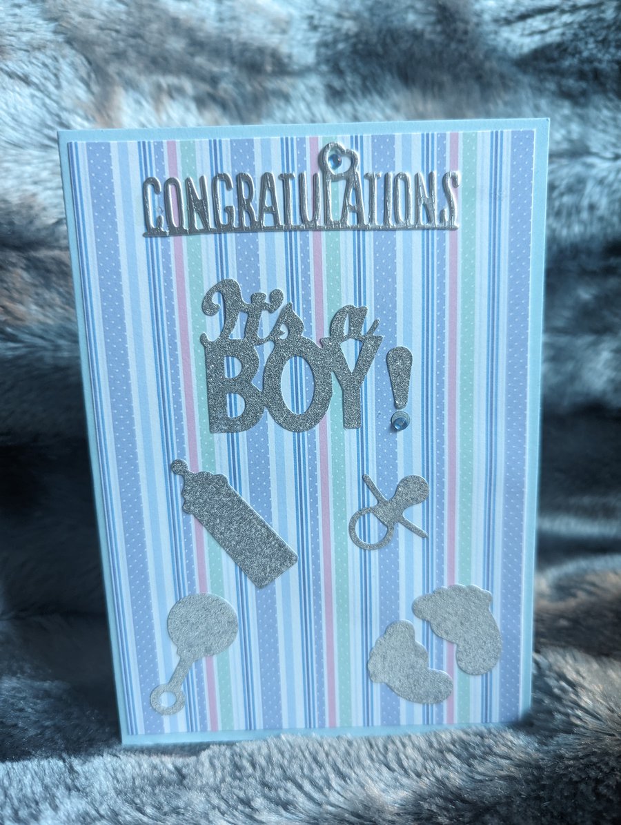 New Baby Boy Card