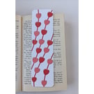 Heart Bookmark - Red and Pink Page Marker - Romantic Book Lover Gift - Handmade 