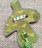 Fuchsia silk brooch  - Image 4