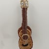 OOAK Crochet Guitar Tree Decoration 