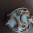 Moonstone pendant. Blue moonstone pendant. Birthday or Christmas gift Ref 506