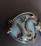Moonstone pendant. Blue moonstone pendant. Ref 506