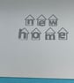 Cute street of houses new home card - Image 5