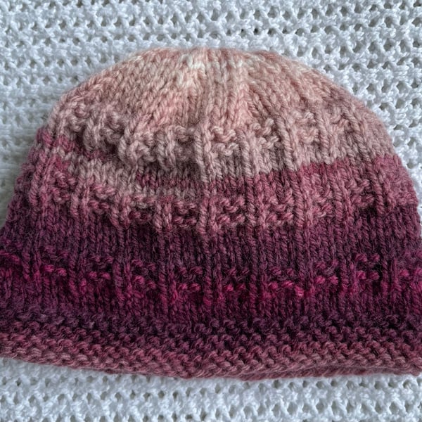  knitted baby hat
