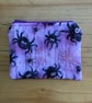 Spider Print Quilted Fabric Midi Purse - Image 1
