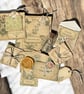 Handmade Vintage Finds Mini Discovery Box – Junk Journal & Craft Ephemera Box - Image 4