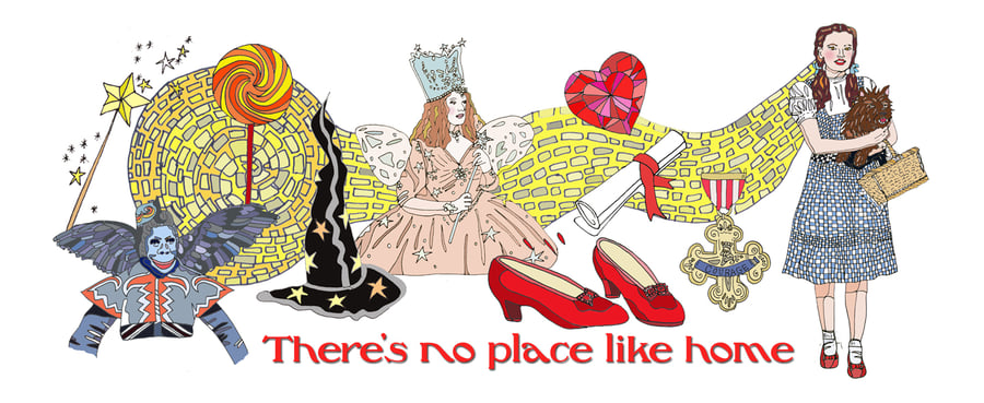 Wizard of oz, there's no place like home mug